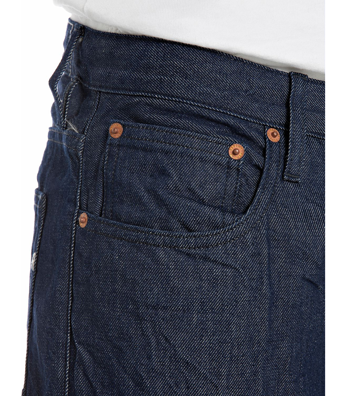 サルトリアーレブライトインディゴコットンデニム 詳細画像 ダークブルー 6